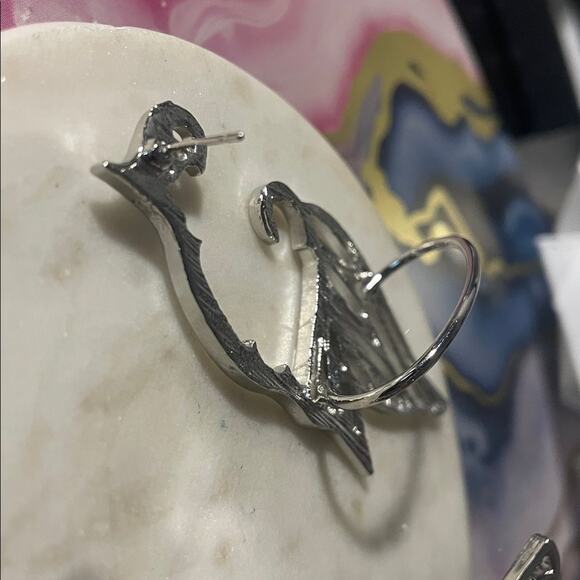 Ear cuff / earring 2pc set fairy cosplay metal - Picture 3 of 4